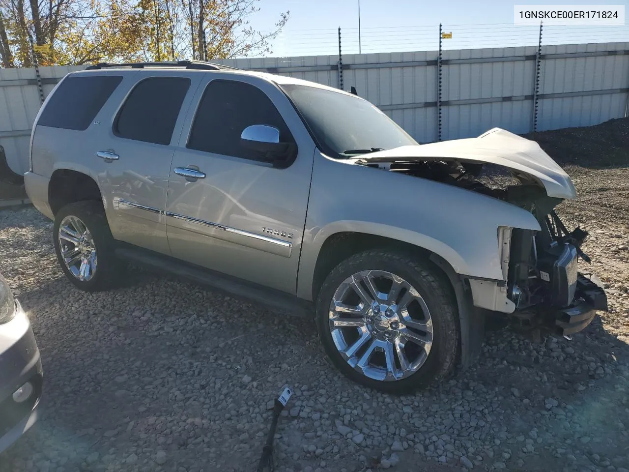 2014 Chevrolet Tahoe K1500 Ltz VIN: 1GNSKCE00ER171824 Lot: 73932564