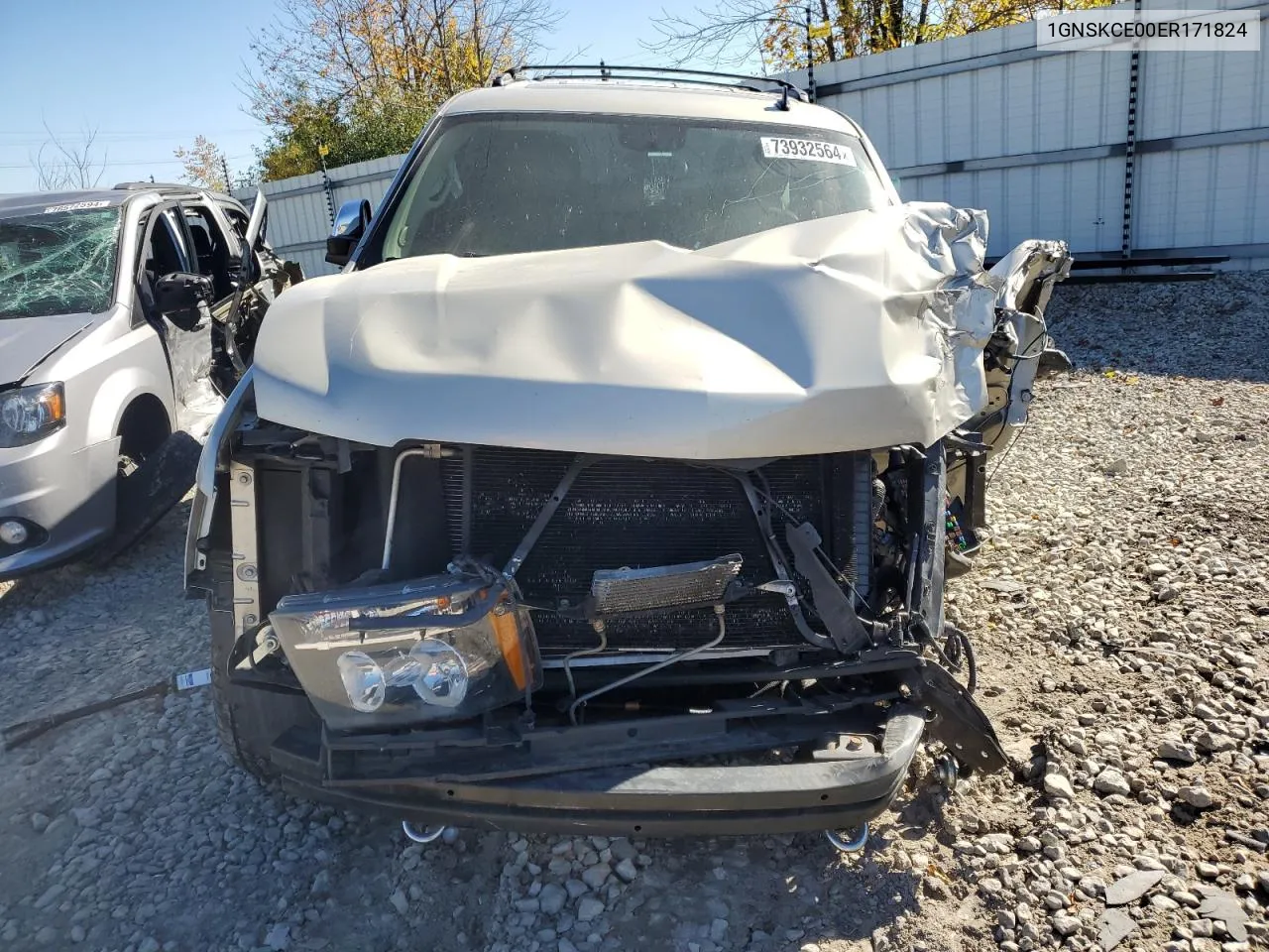 2014 Chevrolet Tahoe K1500 Ltz VIN: 1GNSKCE00ER171824 Lot: 73932564