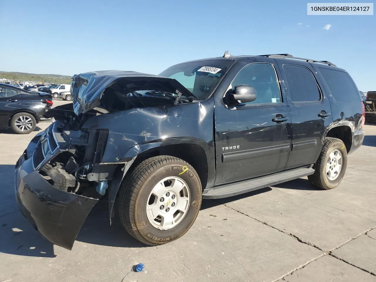 2014 Chevrolet Tahoe K1500 Lt VIN: 1GNSKBE04ER124127 Lot: 73955134