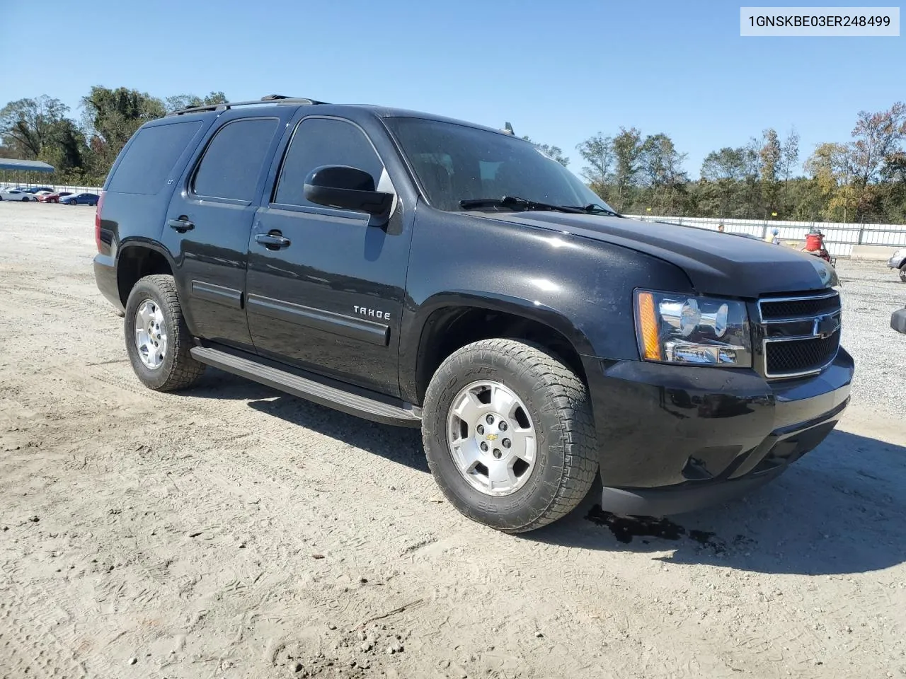 2014 Chevrolet Tahoe K1500 Lt VIN: 1GNSKBE03ER248499 Lot: 73981874