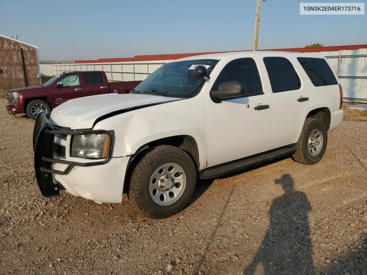 2014 Chevrolet Tahoe Special VIN: 1GNSK2E04ER173716 Lot: 75062614