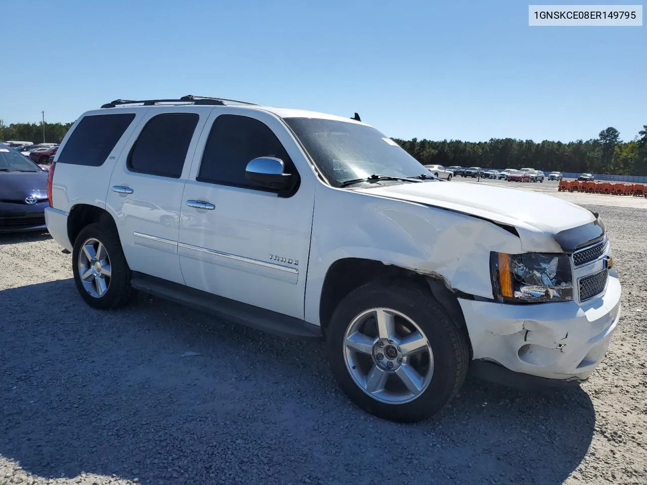 2014 Chevrolet Tahoe K1500 Ltz VIN: 1GNSKCE08ER149795 Lot: 75651964