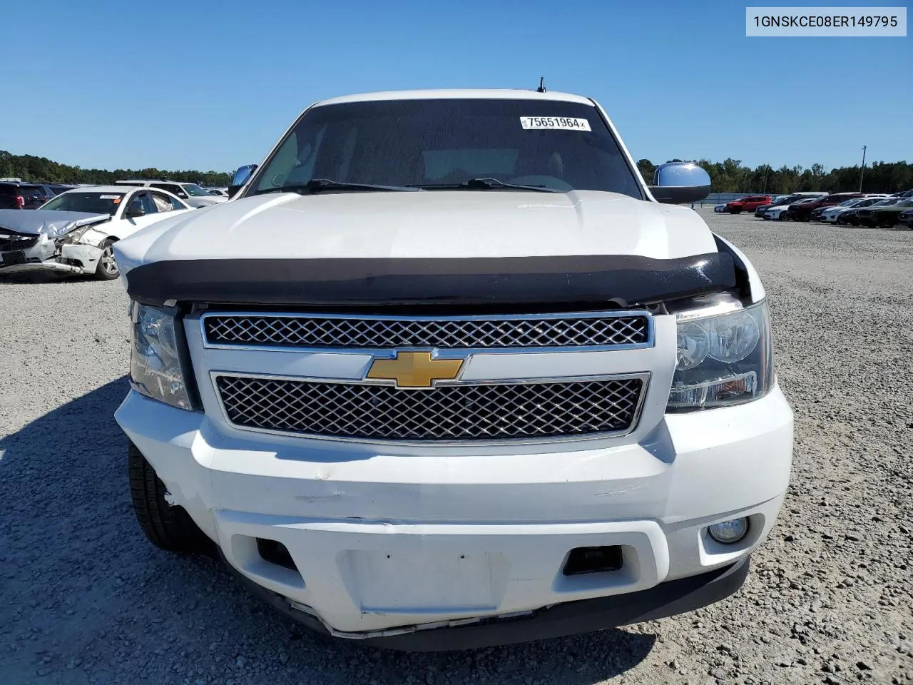 2014 Chevrolet Tahoe K1500 Ltz VIN: 1GNSKCE08ER149795 Lot: 75651964