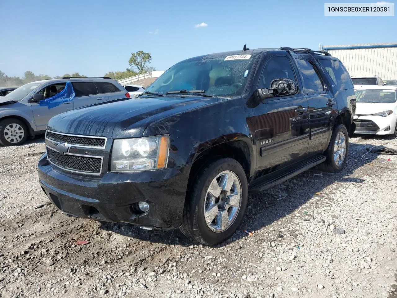 2014 Chevrolet Tahoe C1500 Lt VIN: 1GNSCBE0XER120581 Lot: 75735184