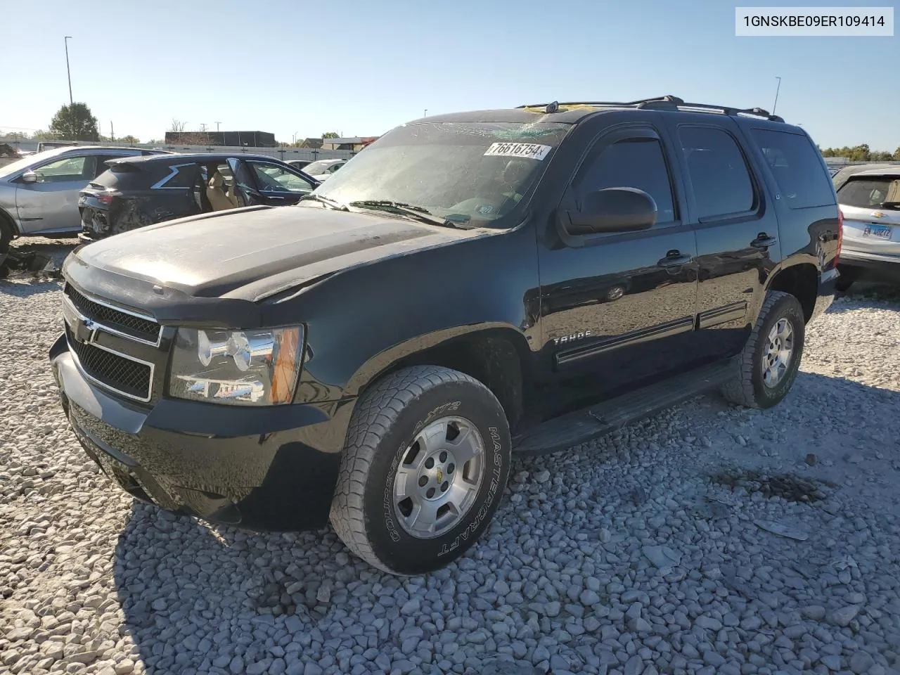 2014 Chevrolet Tahoe K1500 Lt VIN: 1GNSKBE09ER109414 Lot: 76616754