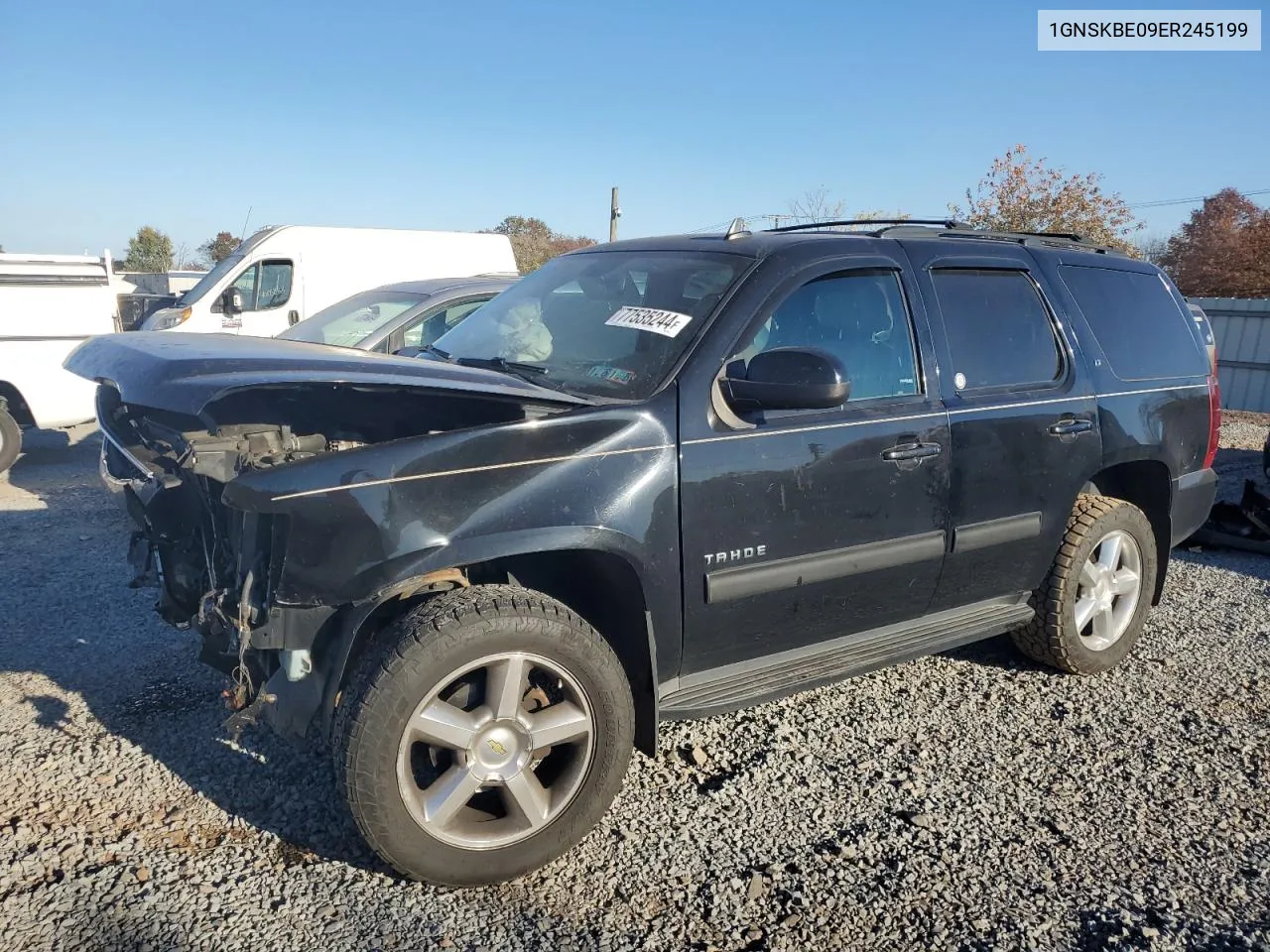 2014 Chevrolet Tahoe K1500 Lt VIN: 1GNSKBE09ER245199 Lot: 77535244