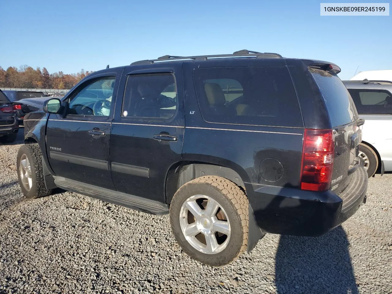 2014 Chevrolet Tahoe K1500 Lt VIN: 1GNSKBE09ER245199 Lot: 77535244