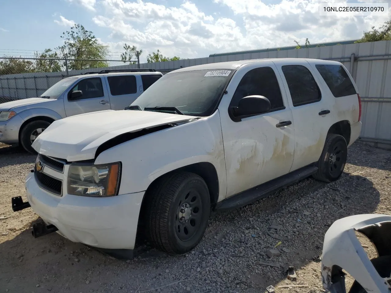 2014 Chevrolet Tahoe Police VIN: 1GNLC2E05ER210970 Lot: 78215904