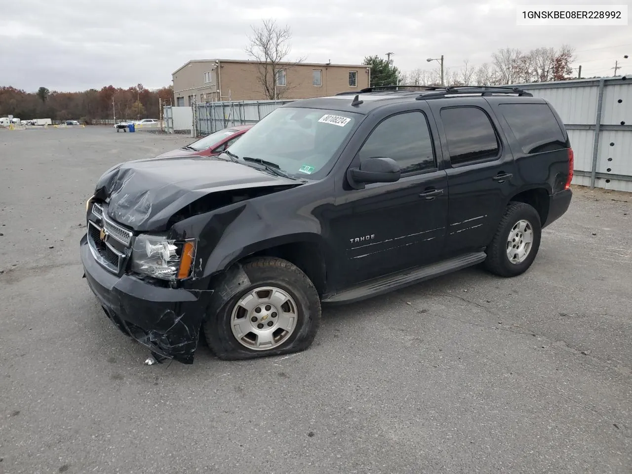 2014 Chevrolet Tahoe K1500 Lt VIN: 1GNSKBE08ER228992 Lot: 80108224