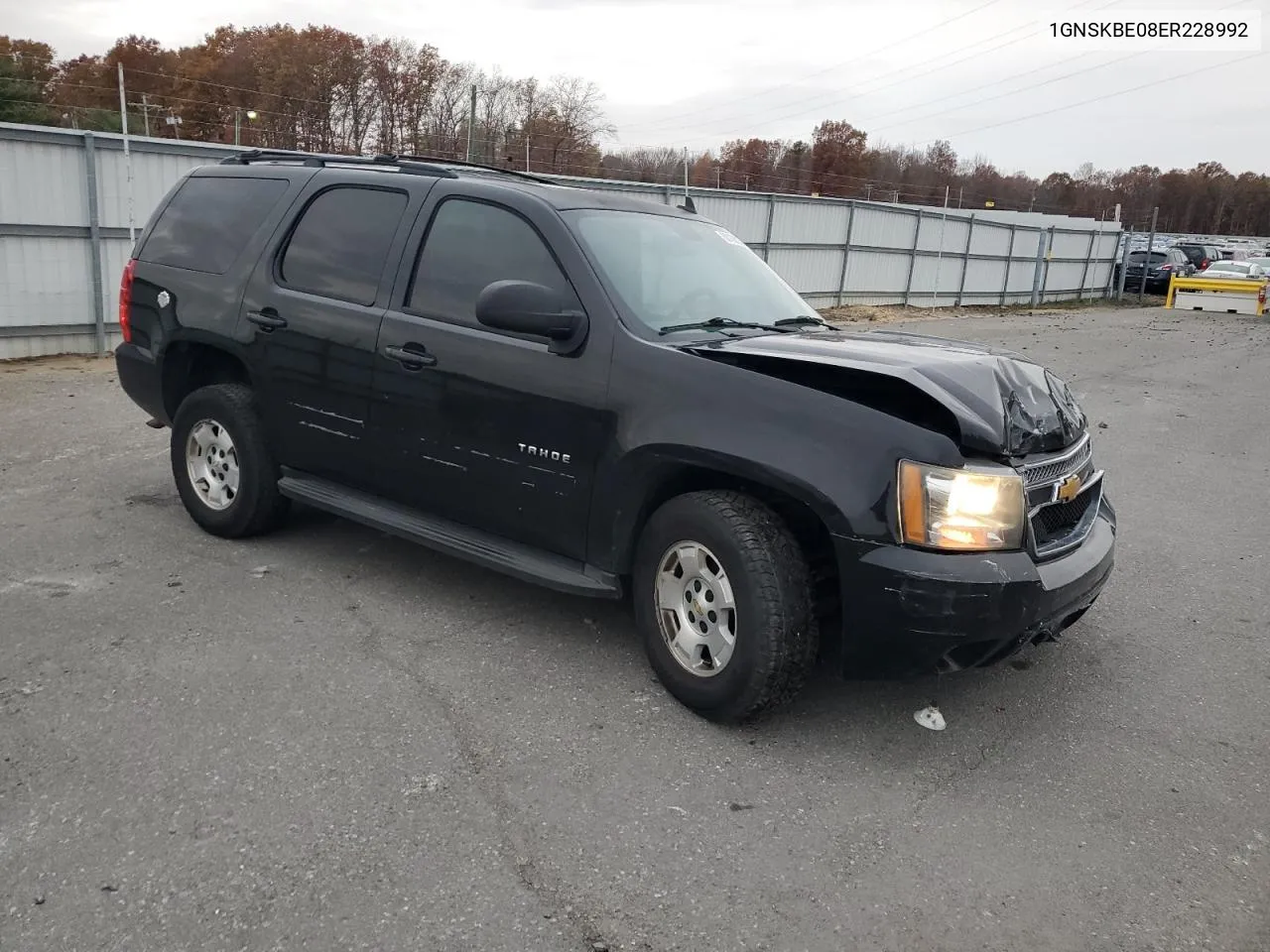 2014 Chevrolet Tahoe K1500 Lt VIN: 1GNSKBE08ER228992 Lot: 80108224