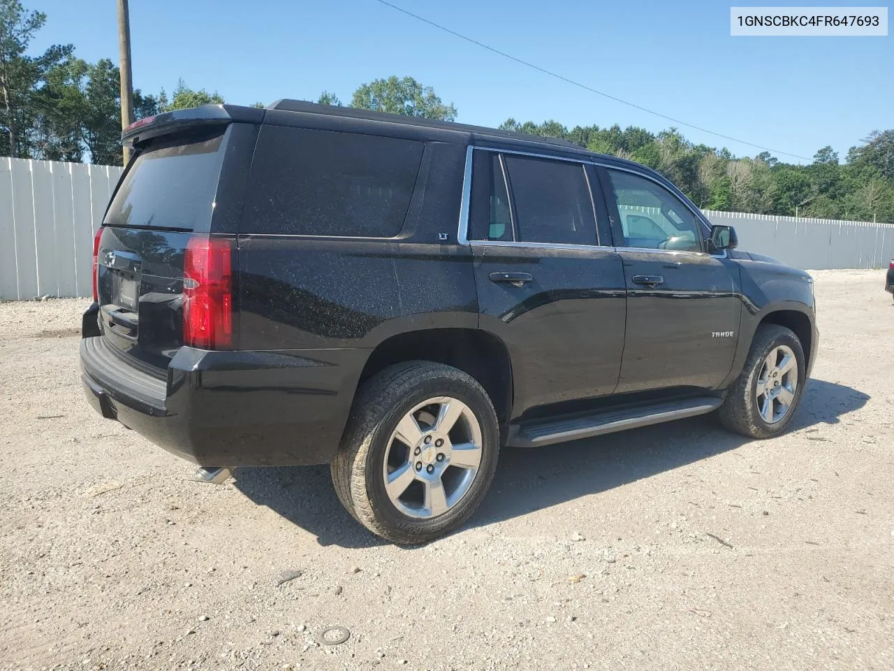 2015 Chevrolet Tahoe C1500 Lt VIN: 1GNSCBKC4FR647693 Lot: 54907874