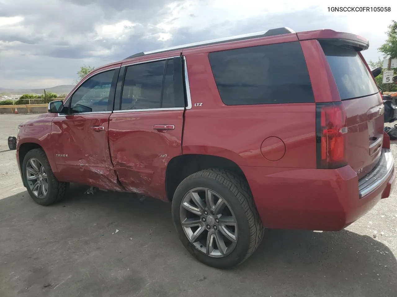 2015 Chevrolet Tahoe C1500 Ltz VIN: 1GNSCCKC0FR105058 Lot: 55008384