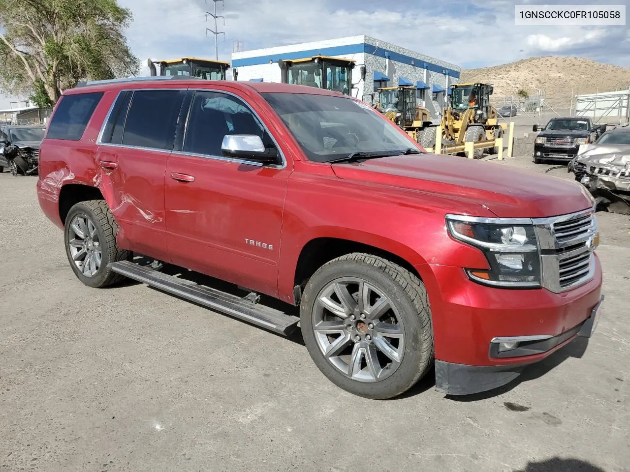 2015 Chevrolet Tahoe C1500 Ltz VIN: 1GNSCCKC0FR105058 Lot: 55008384