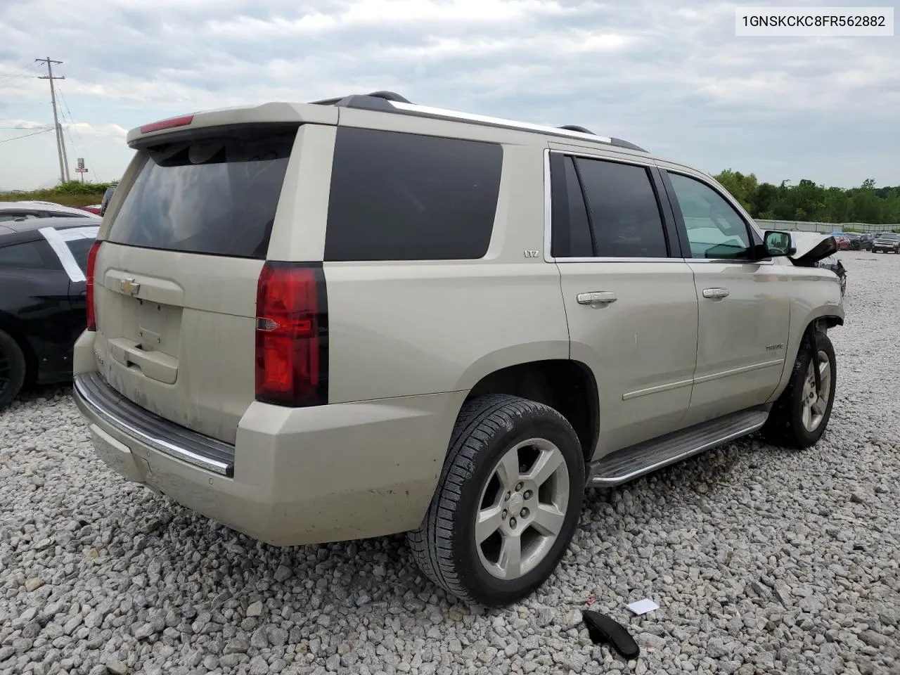 2015 Chevrolet Tahoe K1500 Ltz VIN: 1GNSKCKC8FR562882 Lot: 58721104