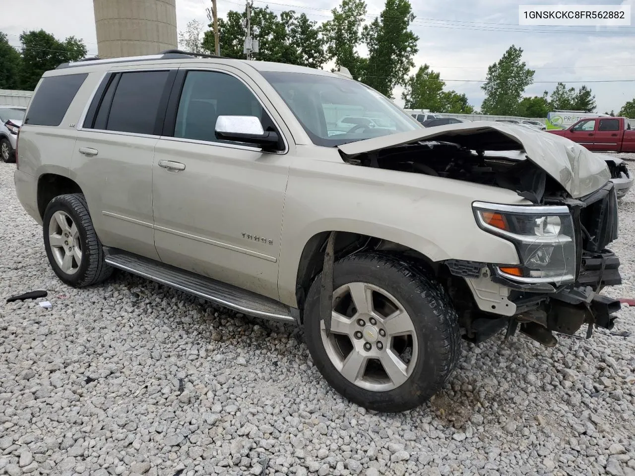 2015 Chevrolet Tahoe K1500 Ltz VIN: 1GNSKCKC8FR562882 Lot: 58721104