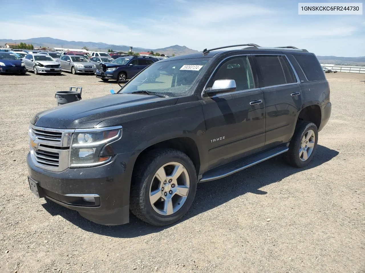 2015 Chevrolet Tahoe K1500 Ltz VIN: 1GNSKCKC6FR244730 Lot: 59093124