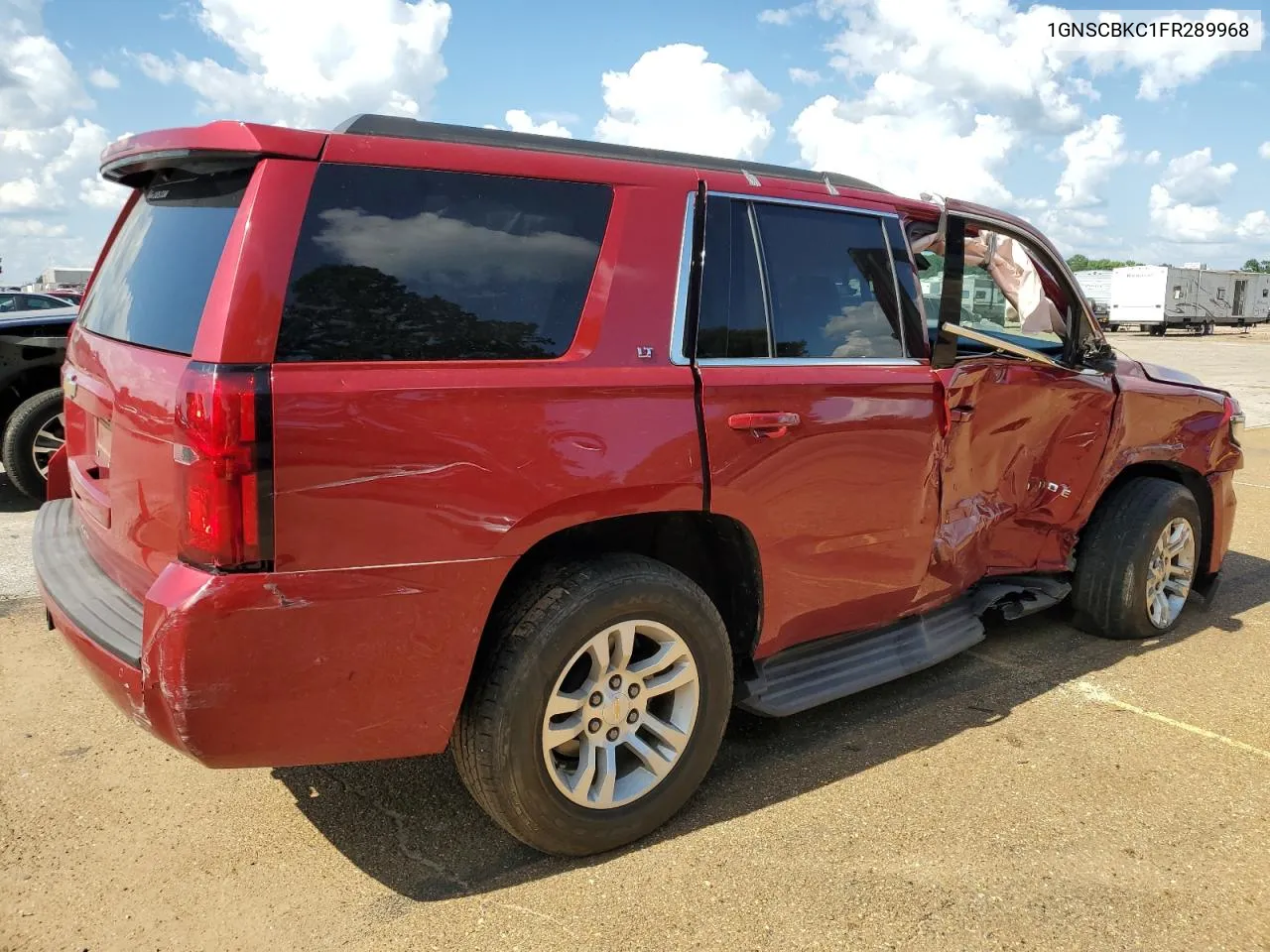 2015 Chevrolet Tahoe C1500 Lt VIN: 1GNSCBKC1FR289968 Lot: 59710114