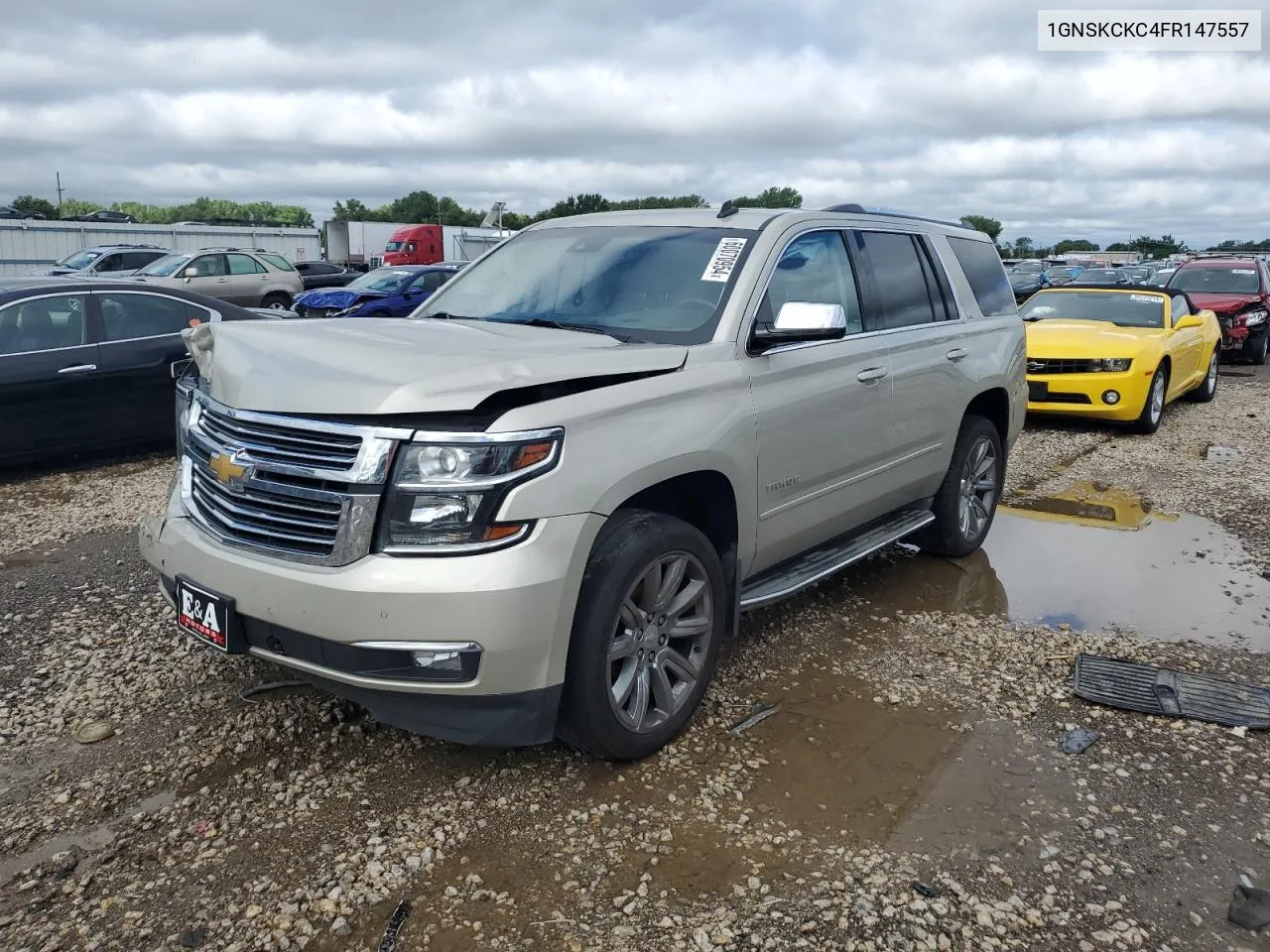 2015 Chevrolet Tahoe K1500 Ltz VIN: 1GNSKCKC4FR147557 Lot: 60070954