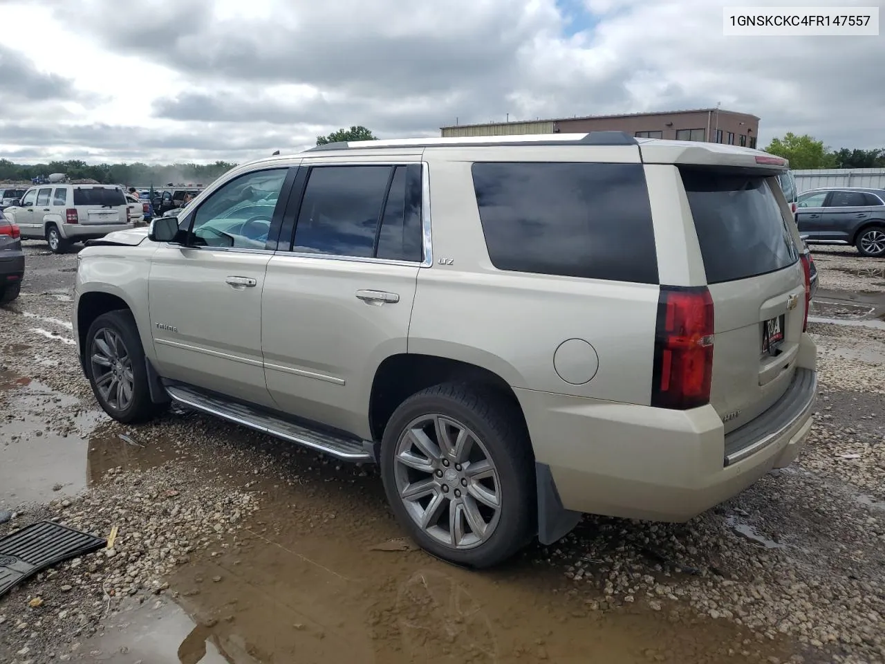 2015 Chevrolet Tahoe K1500 Ltz VIN: 1GNSKCKC4FR147557 Lot: 60070954