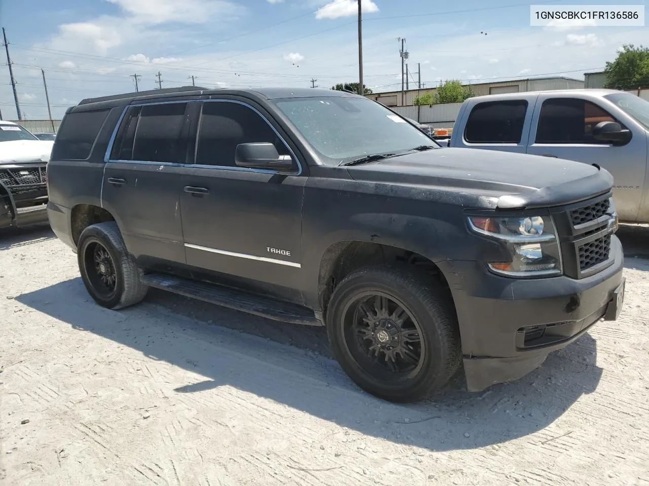 2015 Chevrolet Tahoe C1500 Lt VIN: 1GNSCBKC1FR136586 Lot: 60737594