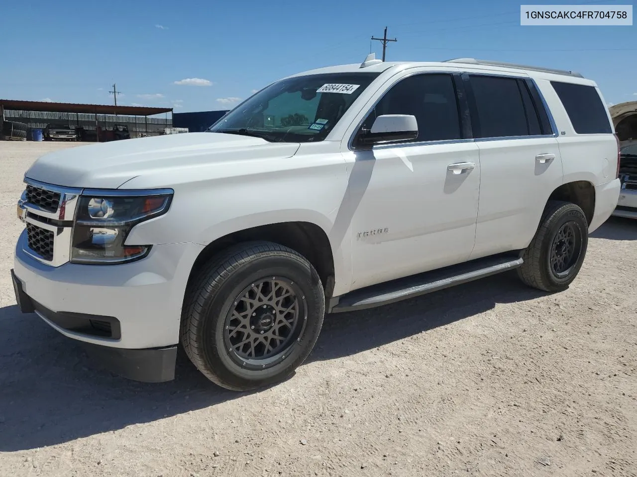 2015 Chevrolet Tahoe C1500 Ls VIN: 1GNSCAKC4FR704758 Lot: 60844154