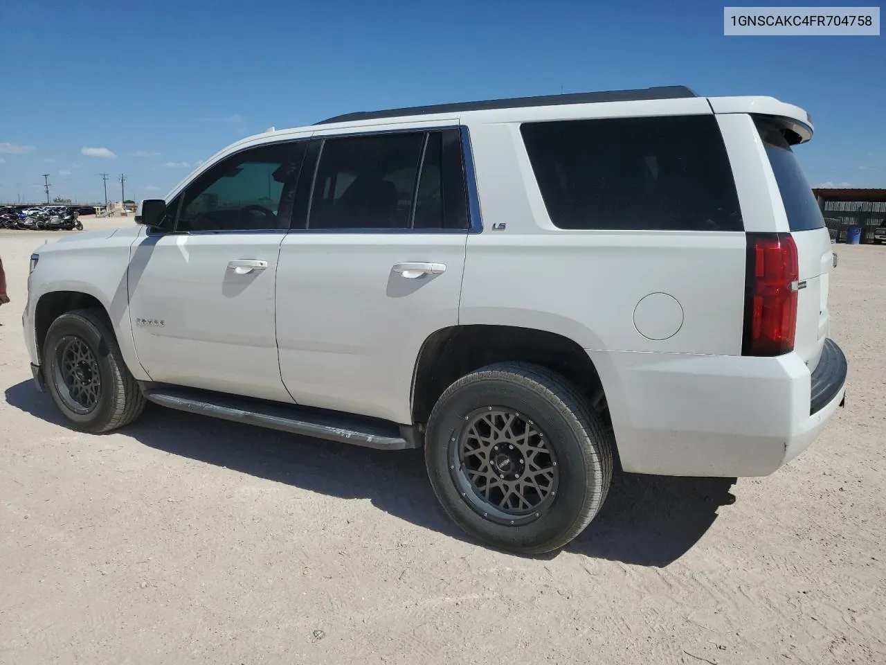 2015 Chevrolet Tahoe C1500 Ls VIN: 1GNSCAKC4FR704758 Lot: 60844154