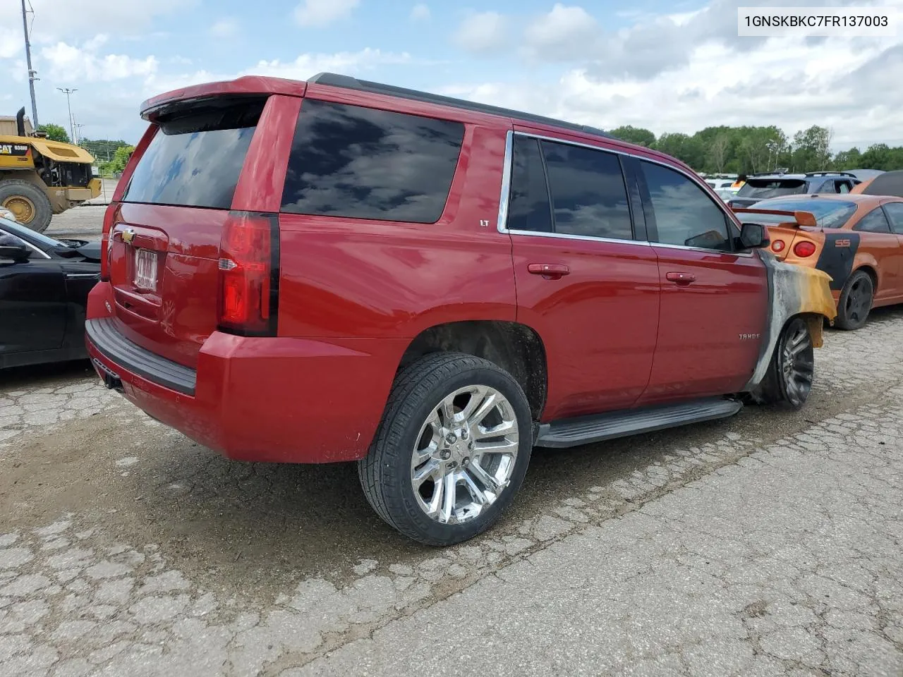 2015 Chevrolet Tahoe K1500 Lt VIN: 1GNSKBKC7FR137003 Lot: 61548124