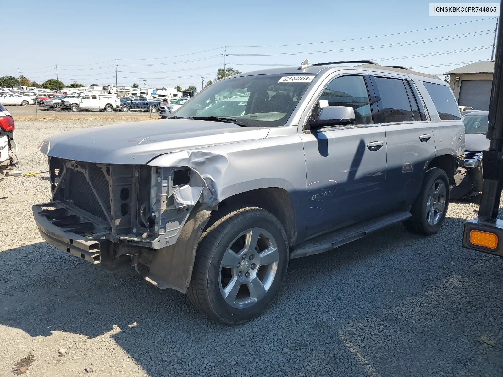 2015 Chevrolet Tahoe K1500 Lt VIN: 1GNSKBKC6FR744865 Lot: 62084064