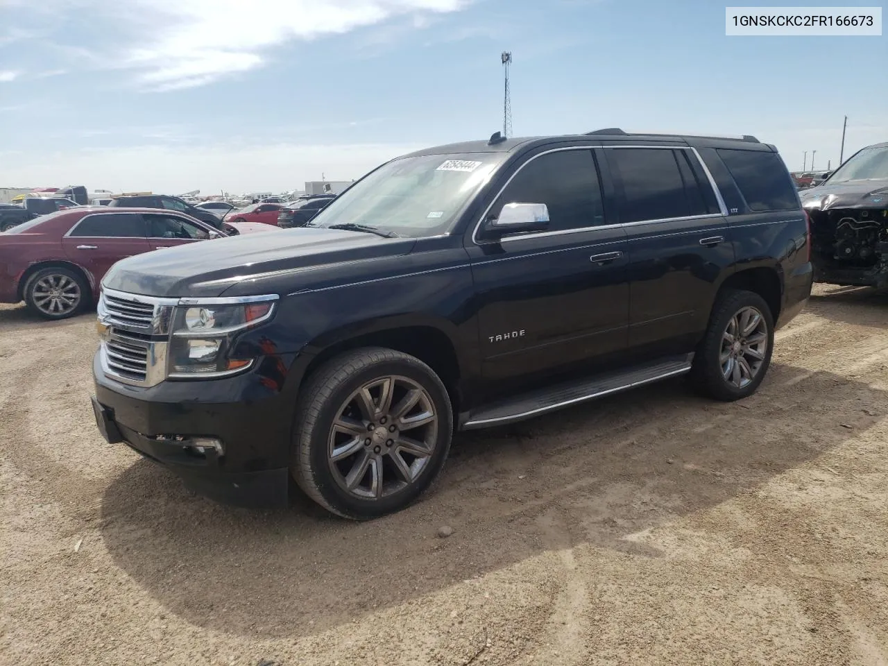 2015 Chevrolet Tahoe K1500 Ltz VIN: 1GNSKCKC2FR166673 Lot: 62545444