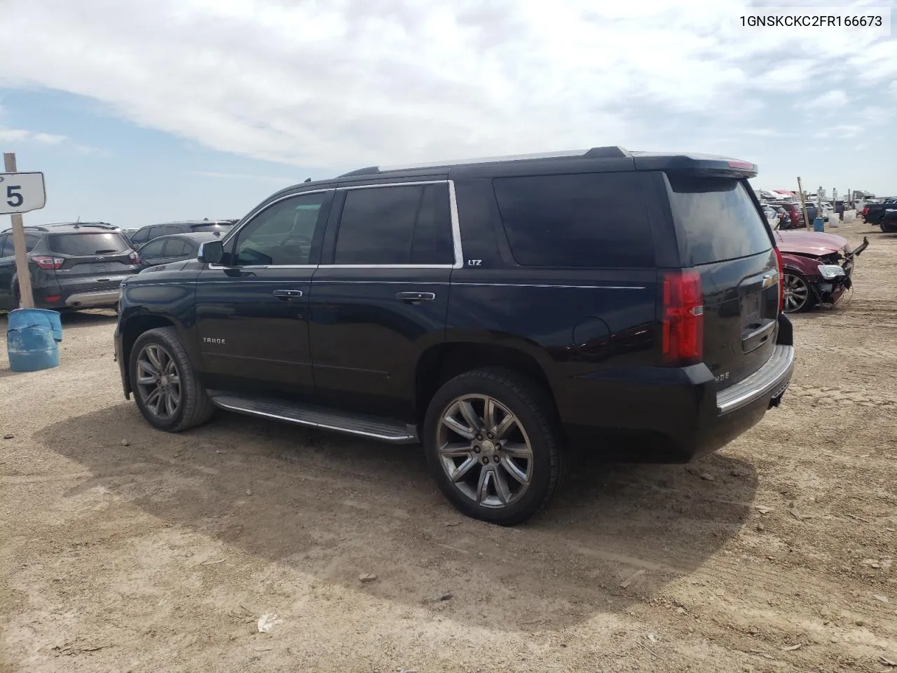 2015 Chevrolet Tahoe K1500 Ltz VIN: 1GNSKCKC2FR166673 Lot: 62545444