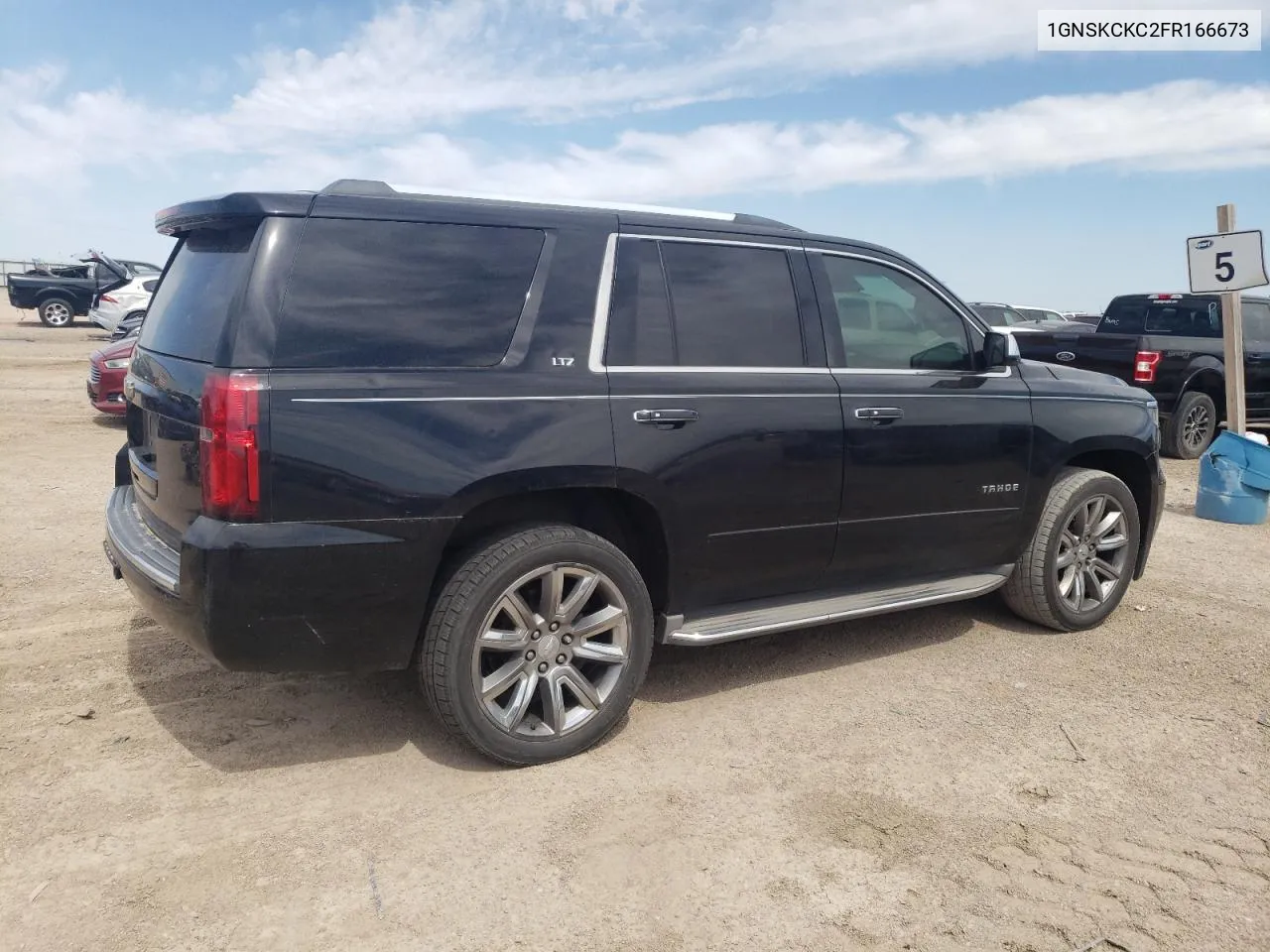 2015 Chevrolet Tahoe K1500 Ltz VIN: 1GNSKCKC2FR166673 Lot: 62545444