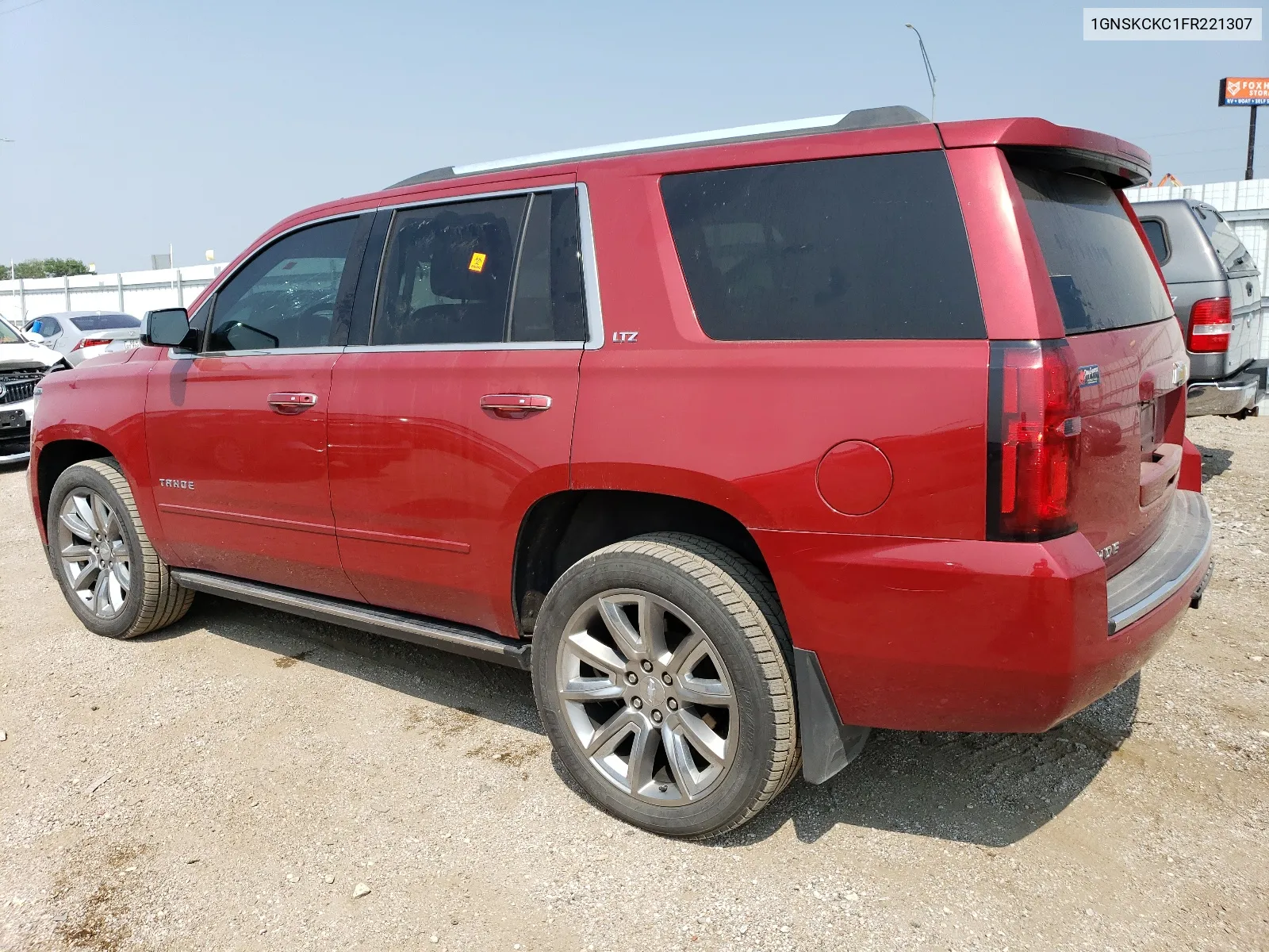 2015 Chevrolet Tahoe K1500 Ltz VIN: 1GNSKCKC1FR221307 Lot: 63813944