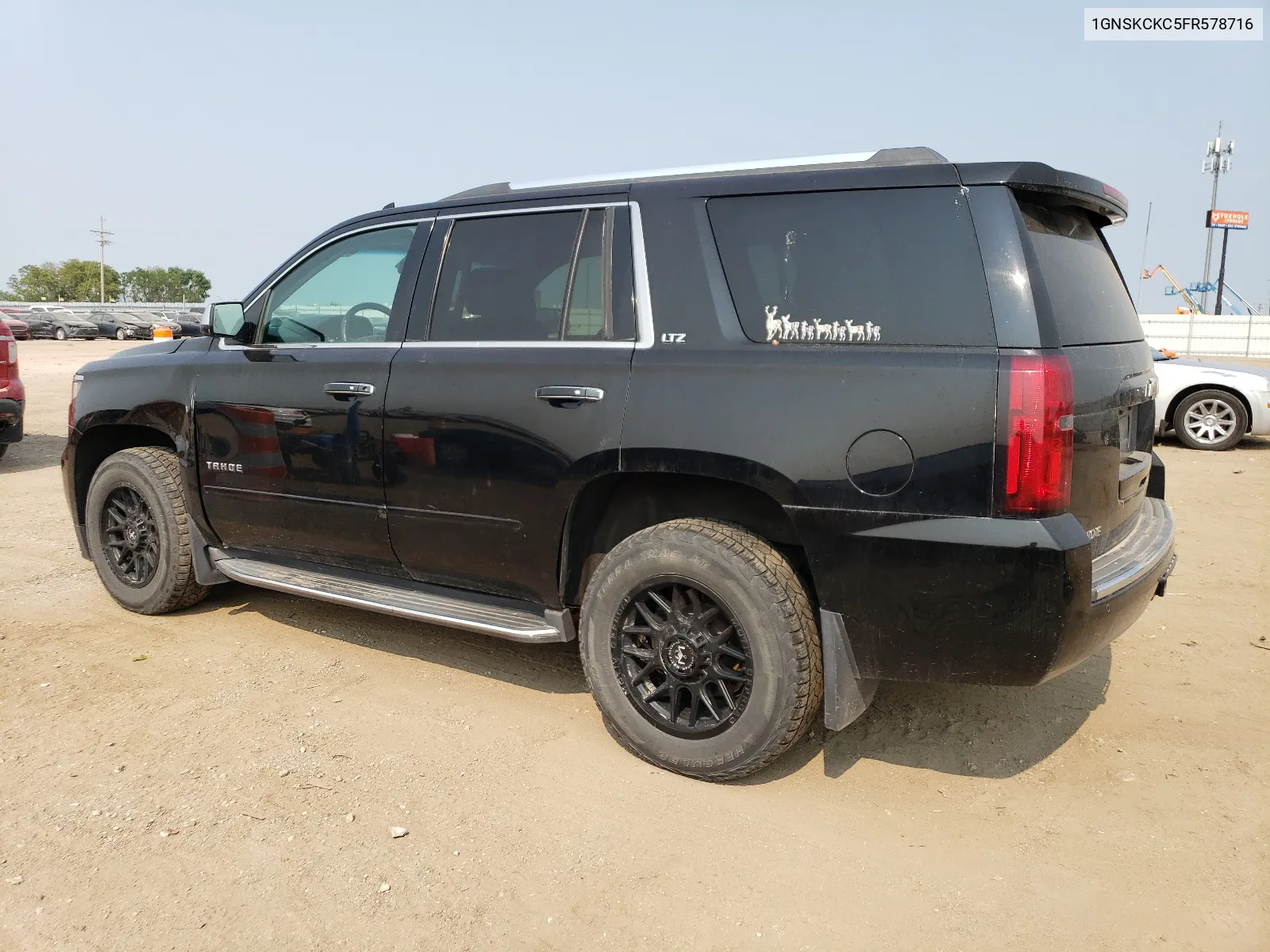 2015 Chevrolet Tahoe K1500 Ltz VIN: 1GNSKCKC5FR578716 Lot: 63840864