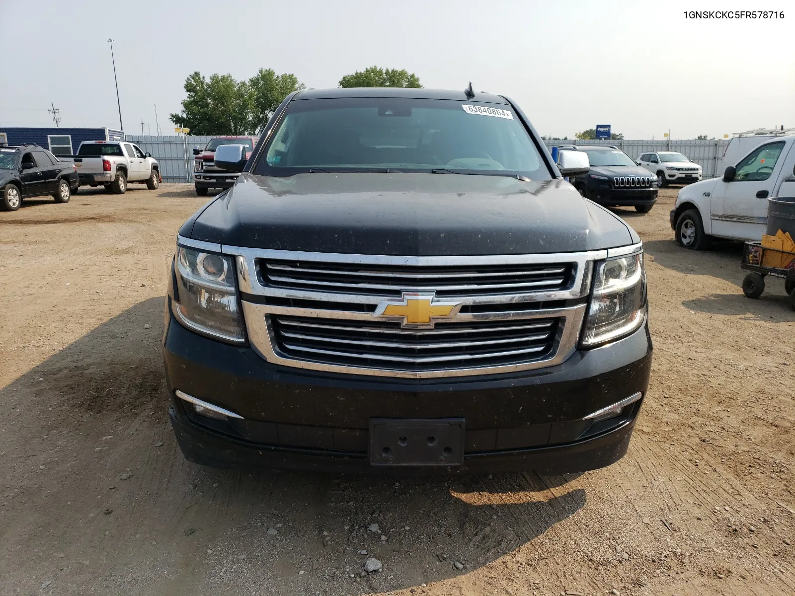 2015 Chevrolet Tahoe K1500 Ltz VIN: 1GNSKCKC5FR578716 Lot: 63840864