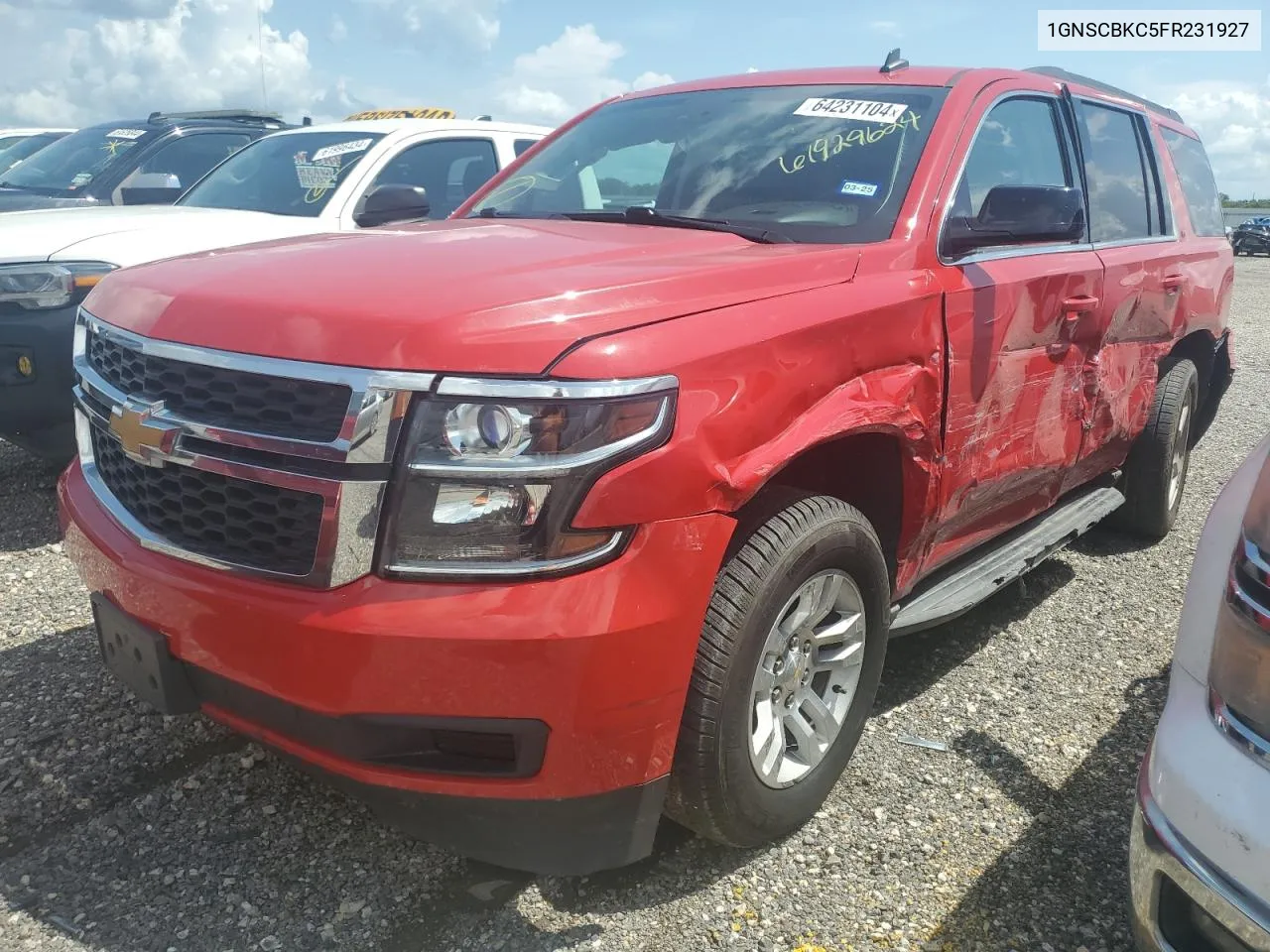 2015 Chevrolet Tahoe C1500 Lt VIN: 1GNSCBKC5FR231927 Lot: 64231104