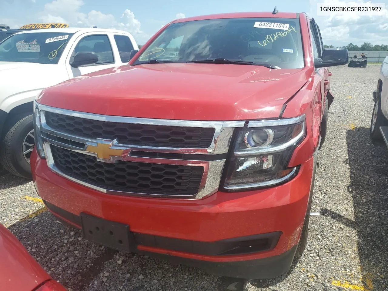 2015 Chevrolet Tahoe C1500 Lt VIN: 1GNSCBKC5FR231927 Lot: 64231104