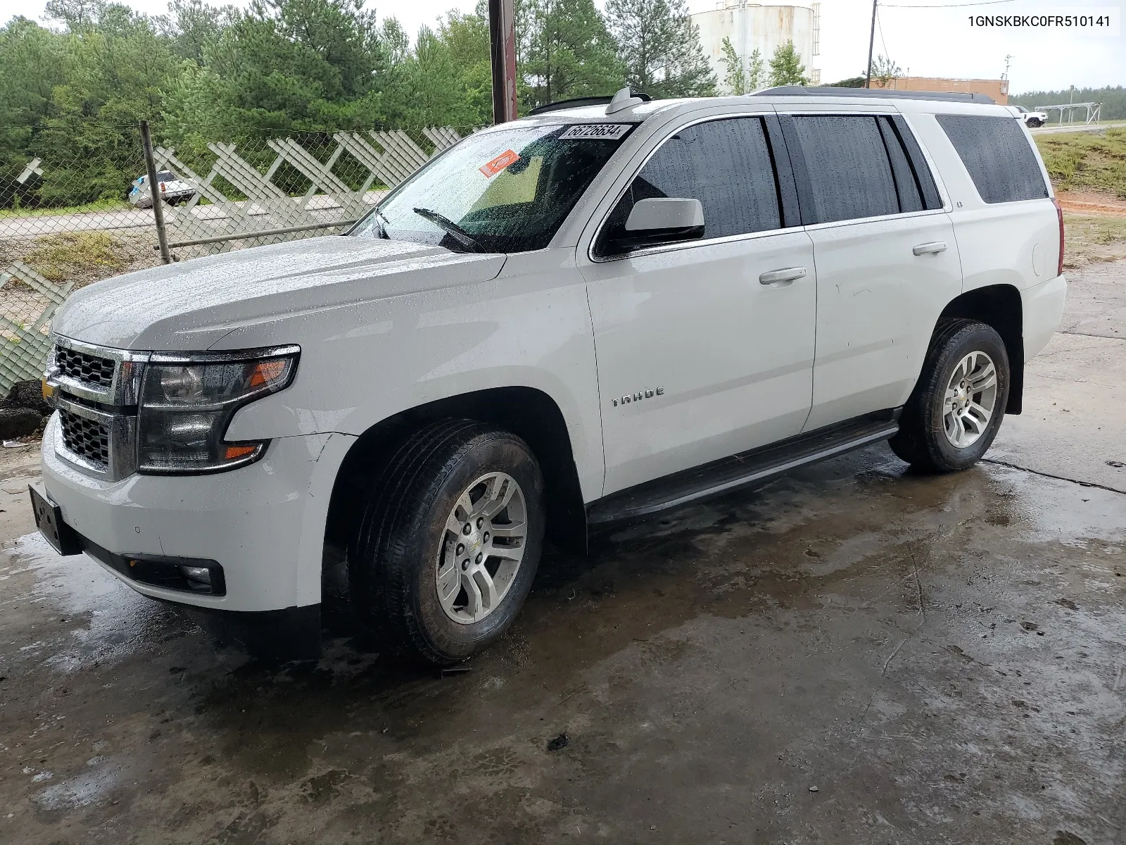 2015 Chevrolet Tahoe K1500 Lt VIN: 1GNSKBKC0FR510141 Lot: 66726634