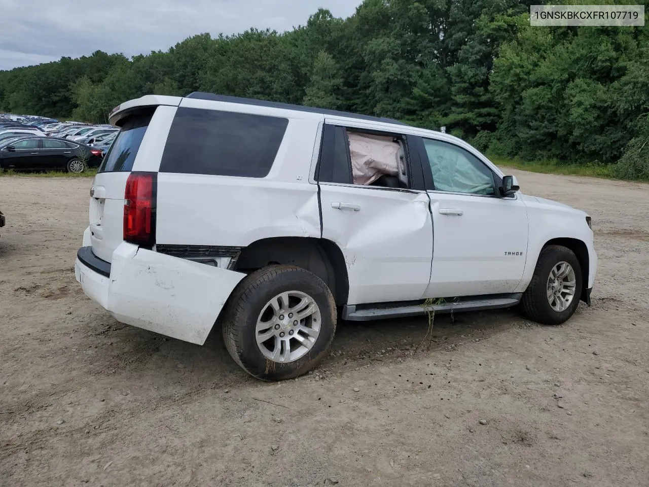 1GNSKBKCXFR107719 2015 Chevrolet Tahoe K1500 Lt