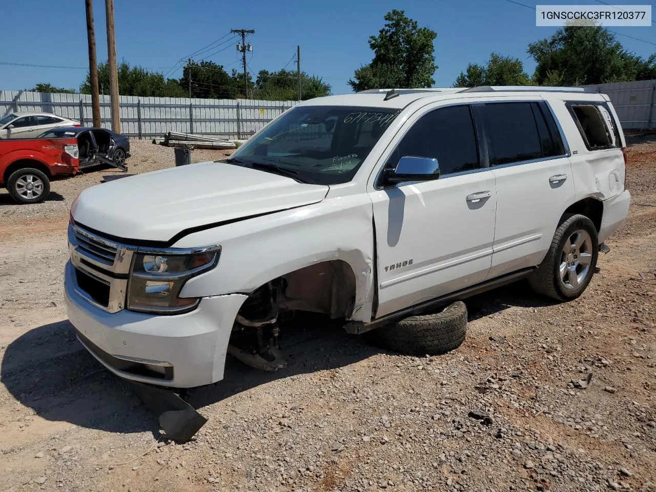 2015 Chevrolet Tahoe C1500 Ltz VIN: 1GNSCCKC3FR120377 Lot: 67975494