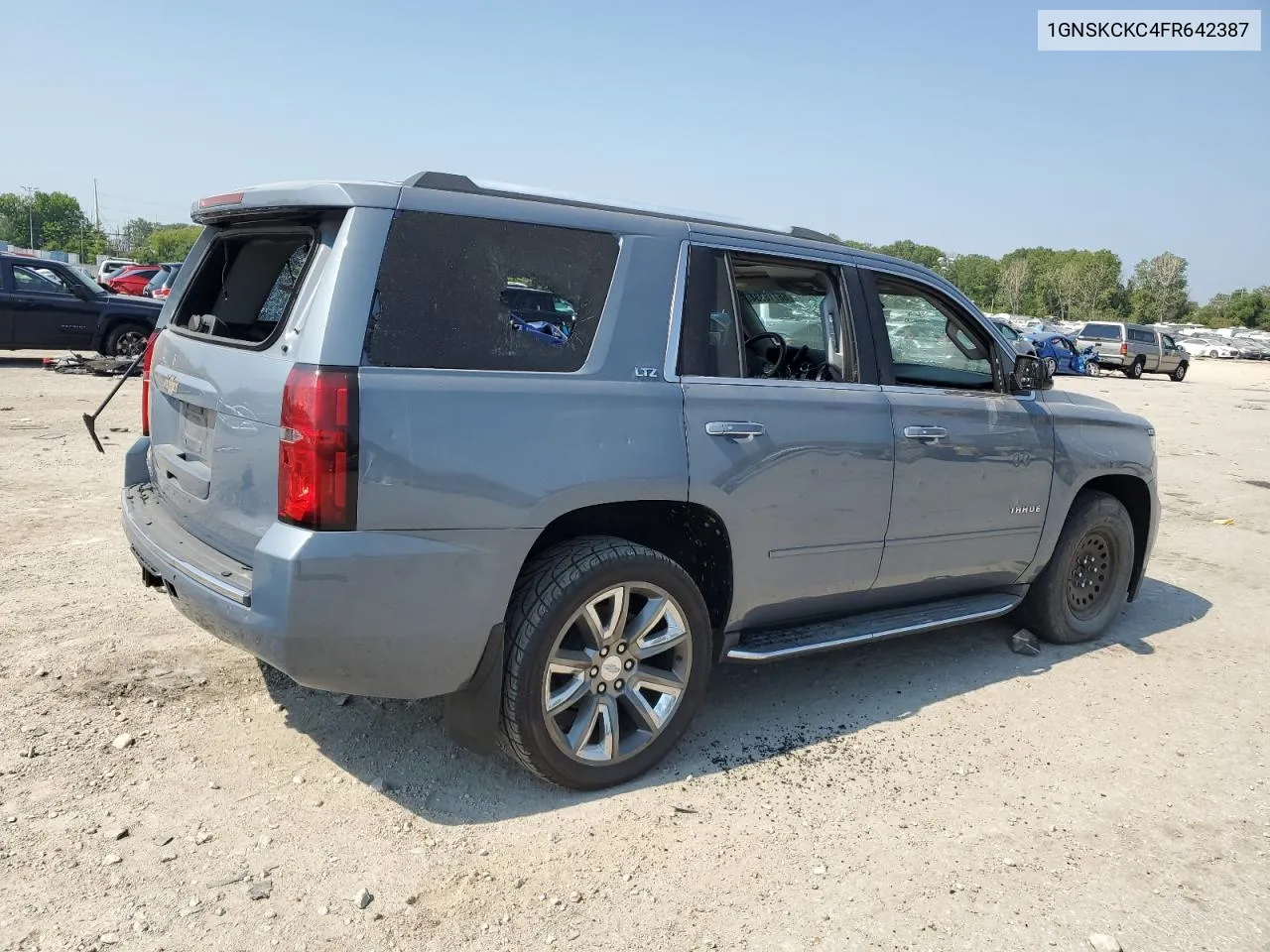 2015 Chevrolet Tahoe K1500 Ltz VIN: 1GNSKCKC4FR642387 Lot: 68716334