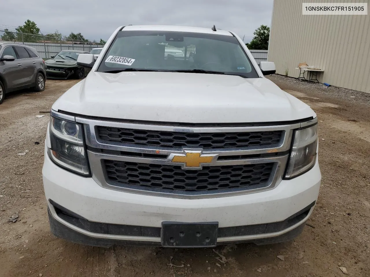 2015 Chevrolet Tahoe K1500 Lt VIN: 1GNSKBKC7FR151905 Lot: 69232854