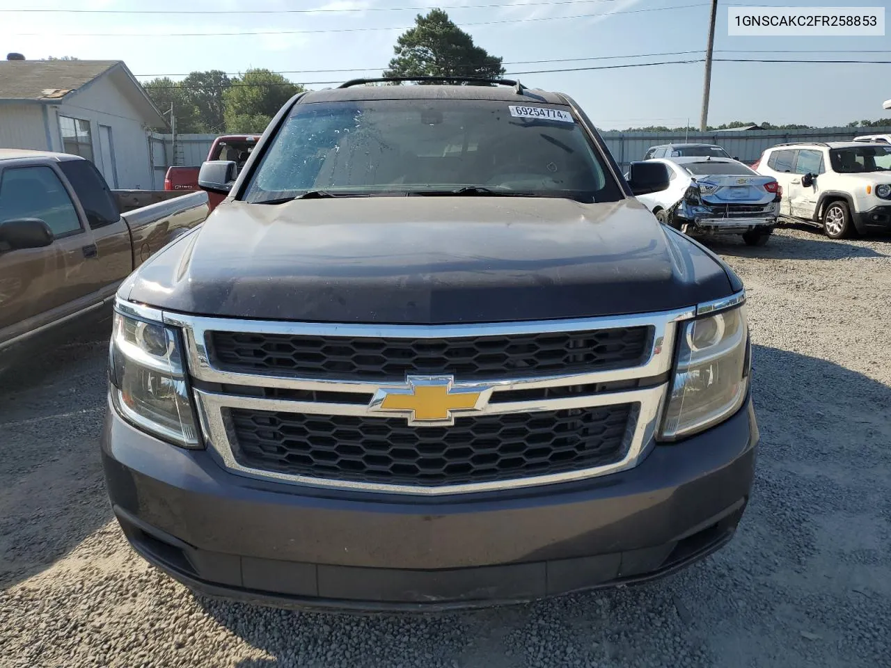 2015 Chevrolet Tahoe C1500 Ls VIN: 1GNSCAKC2FR258853 Lot: 69254774