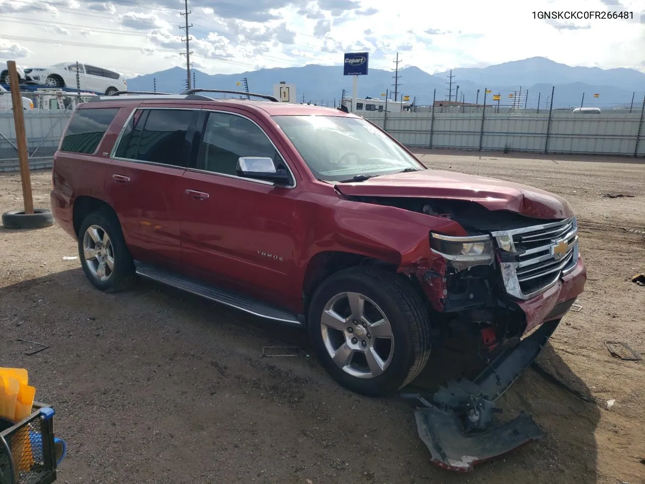 2015 Chevrolet Tahoe K1500 Ltz VIN: 1GNSKCKC0FR266481 Lot: 69518384