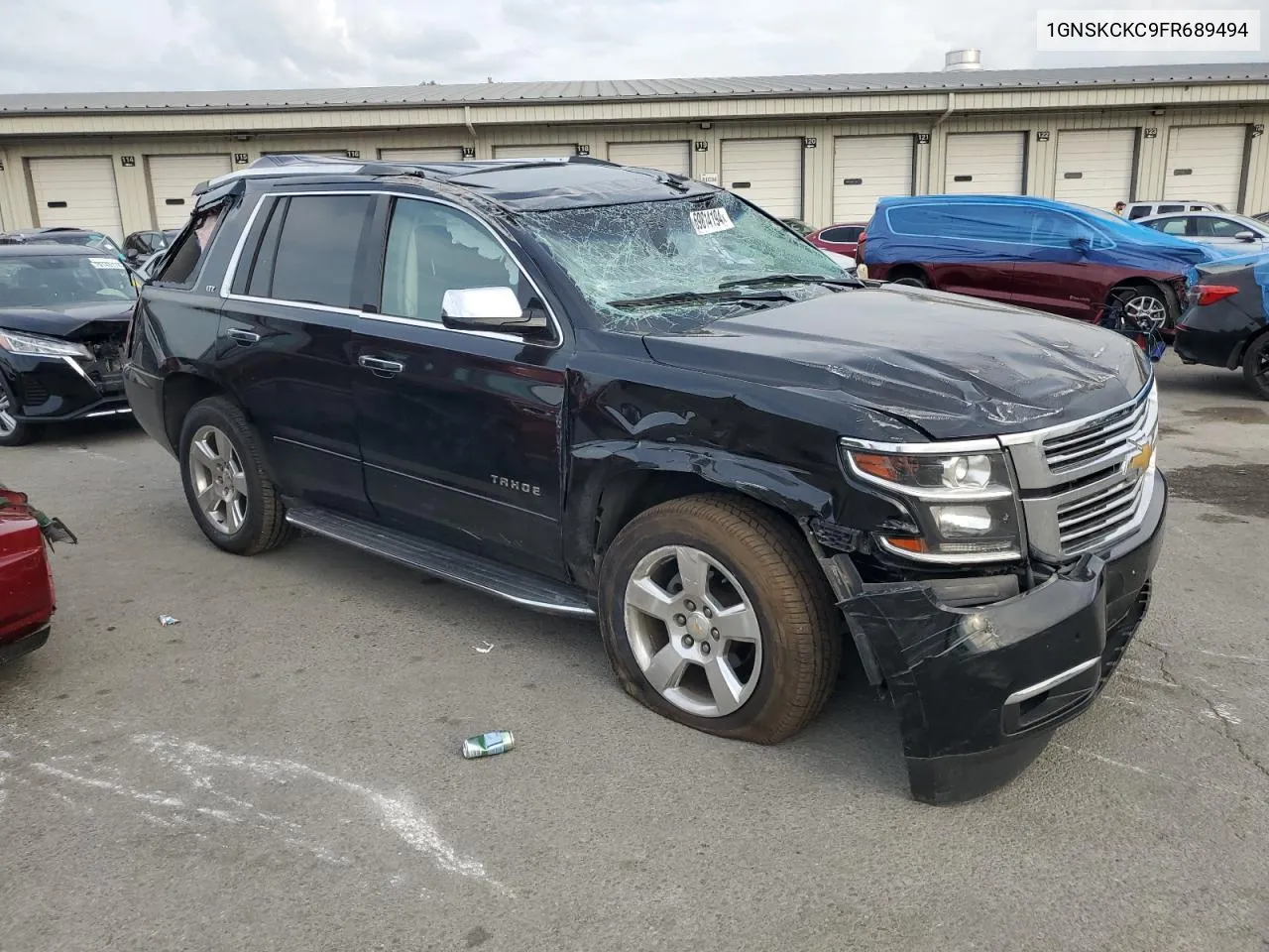 2015 Chevrolet Tahoe K1500 Ltz VIN: 1GNSKCKC9FR689494 Lot: 69814194