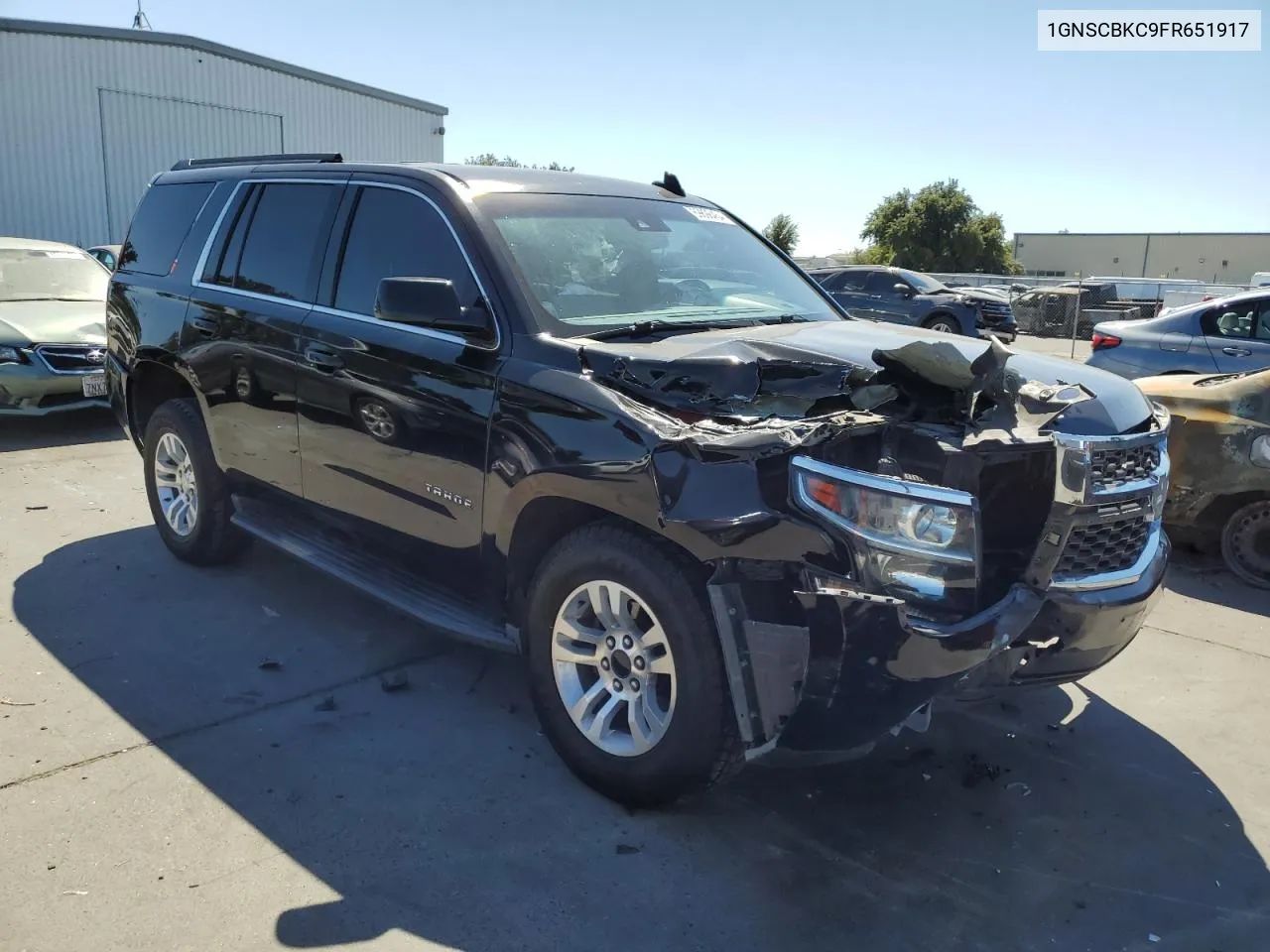 2015 Chevrolet Tahoe C1500 Lt VIN: 1GNSCBKC9FR651917 Lot: 69898454