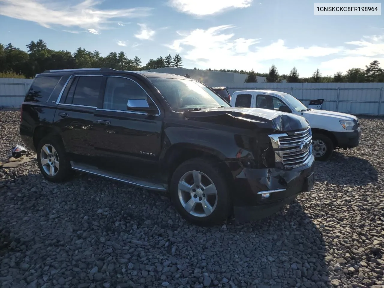 2015 Chevrolet Tahoe K1500 Ltz VIN: 1GNSKCKC8FR198964 Lot: 70181074