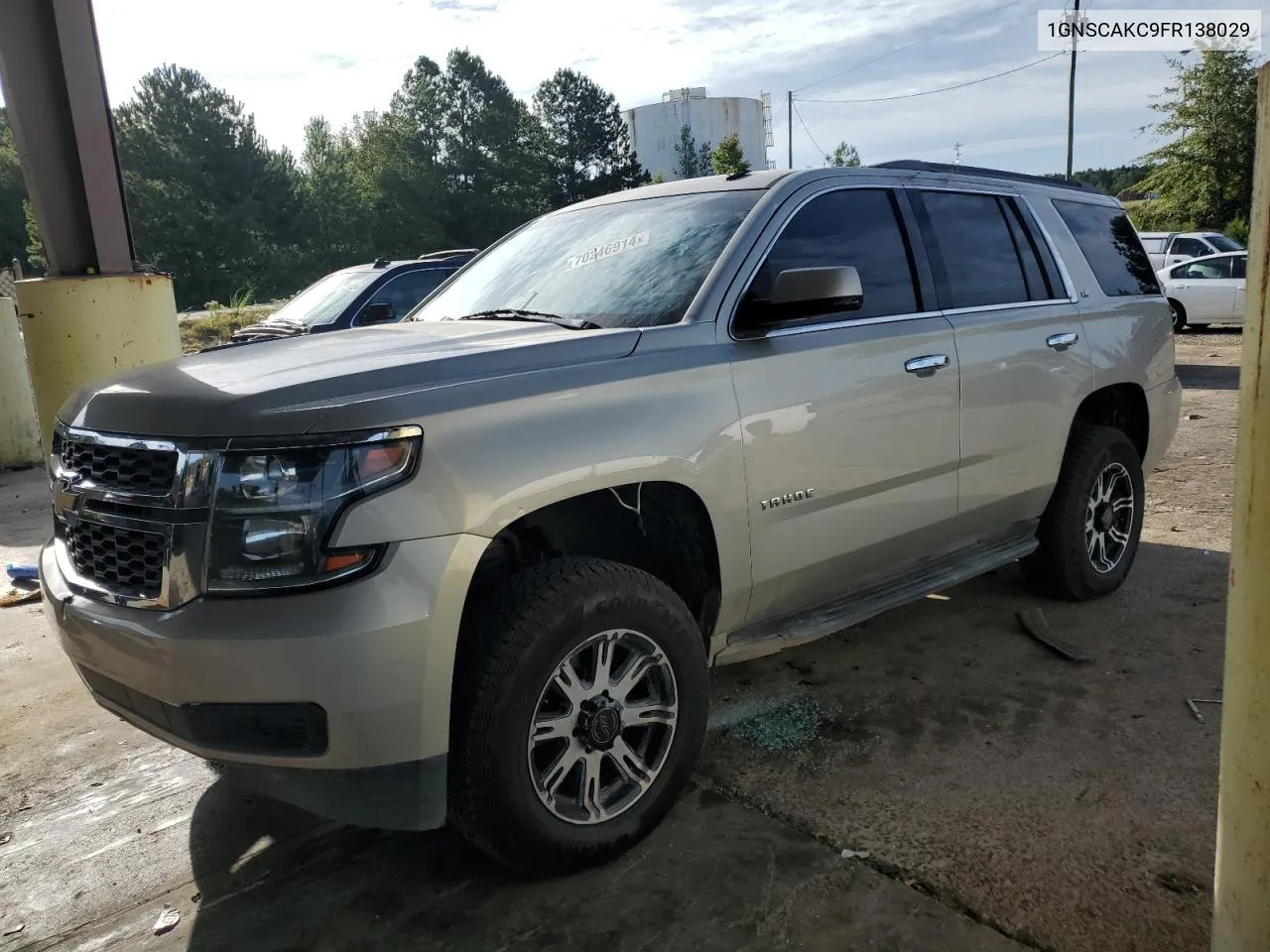 2015 Chevrolet Tahoe C1500 Ls VIN: 1GNSCAKC9FR138029 Lot: 70246914