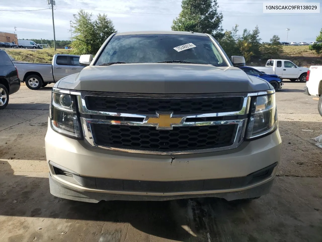 2015 Chevrolet Tahoe C1500 Ls VIN: 1GNSCAKC9FR138029 Lot: 70246914