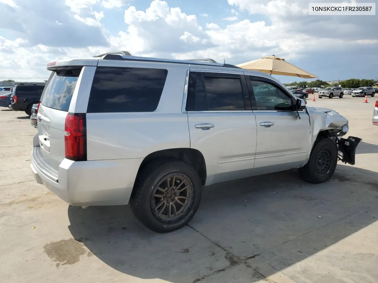 2015 Chevrolet Tahoe K1500 Ltz VIN: 1GNSKCKC1FR230587 Lot: 70266054