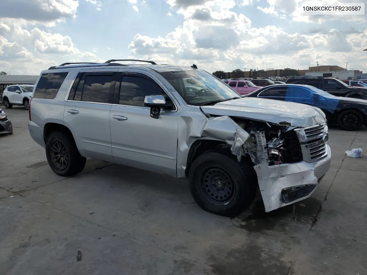 2015 Chevrolet Tahoe K1500 Ltz VIN: 1GNSKCKC1FR230587 Lot: 70266054